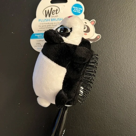 Wet Brush Kids Plush Panda Hair Brush New - Picture 5 of 11